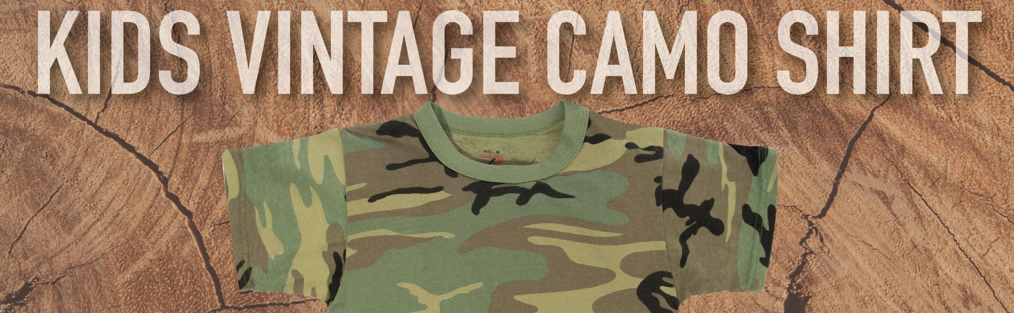 Kids Vintage Camo T-Shirt