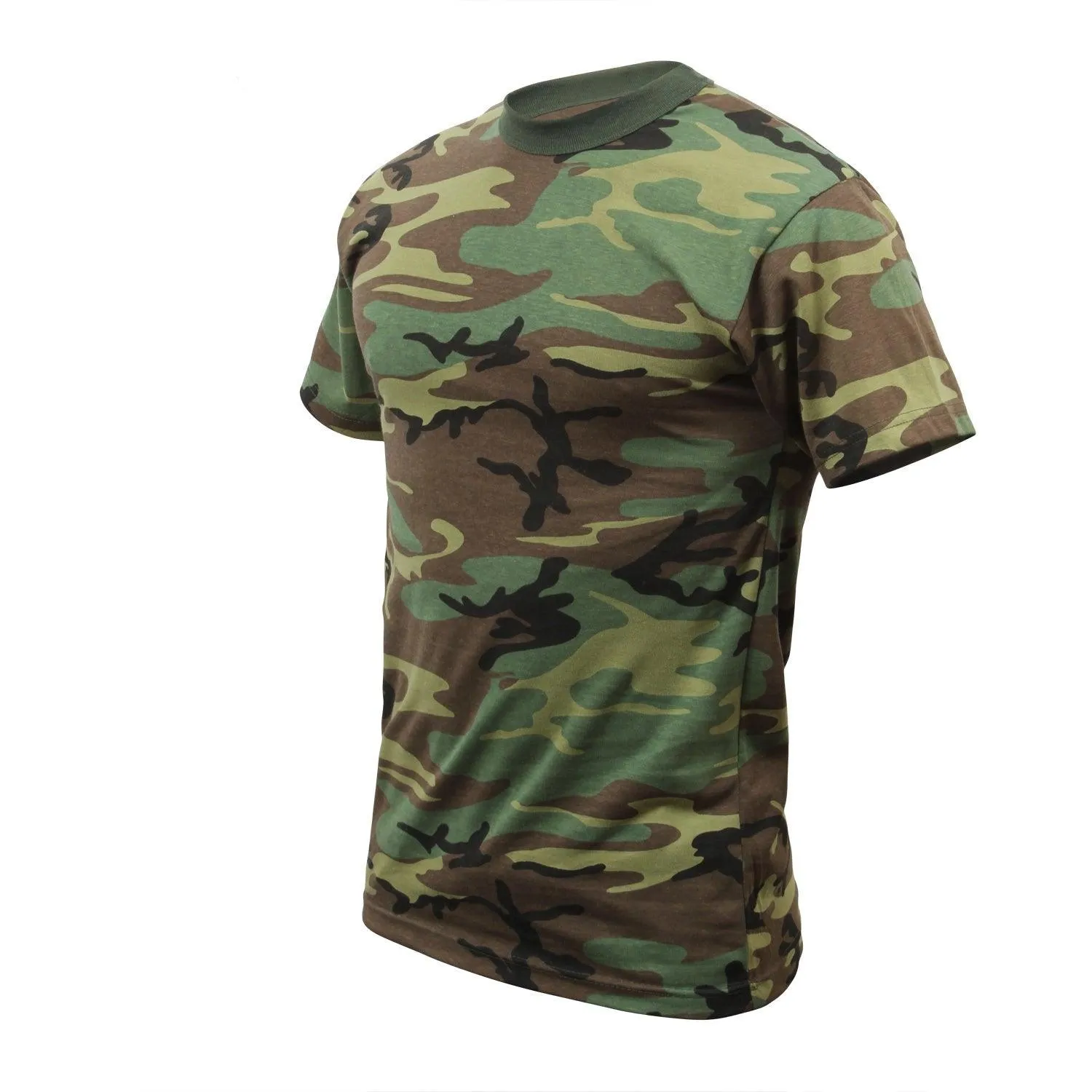 Kids Woodland Camo Heavyweight T-Shirt