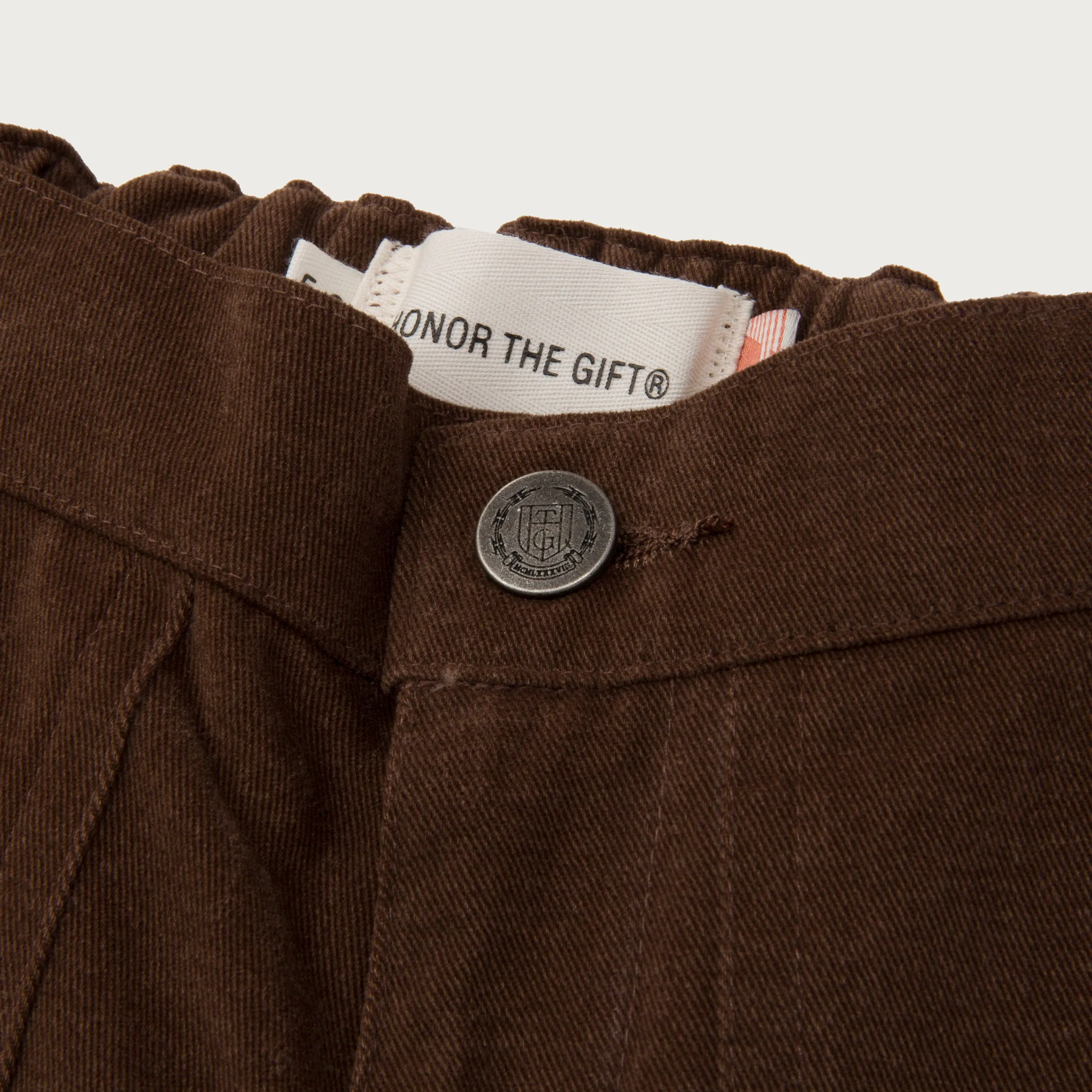 Kids Work Pant - Brown