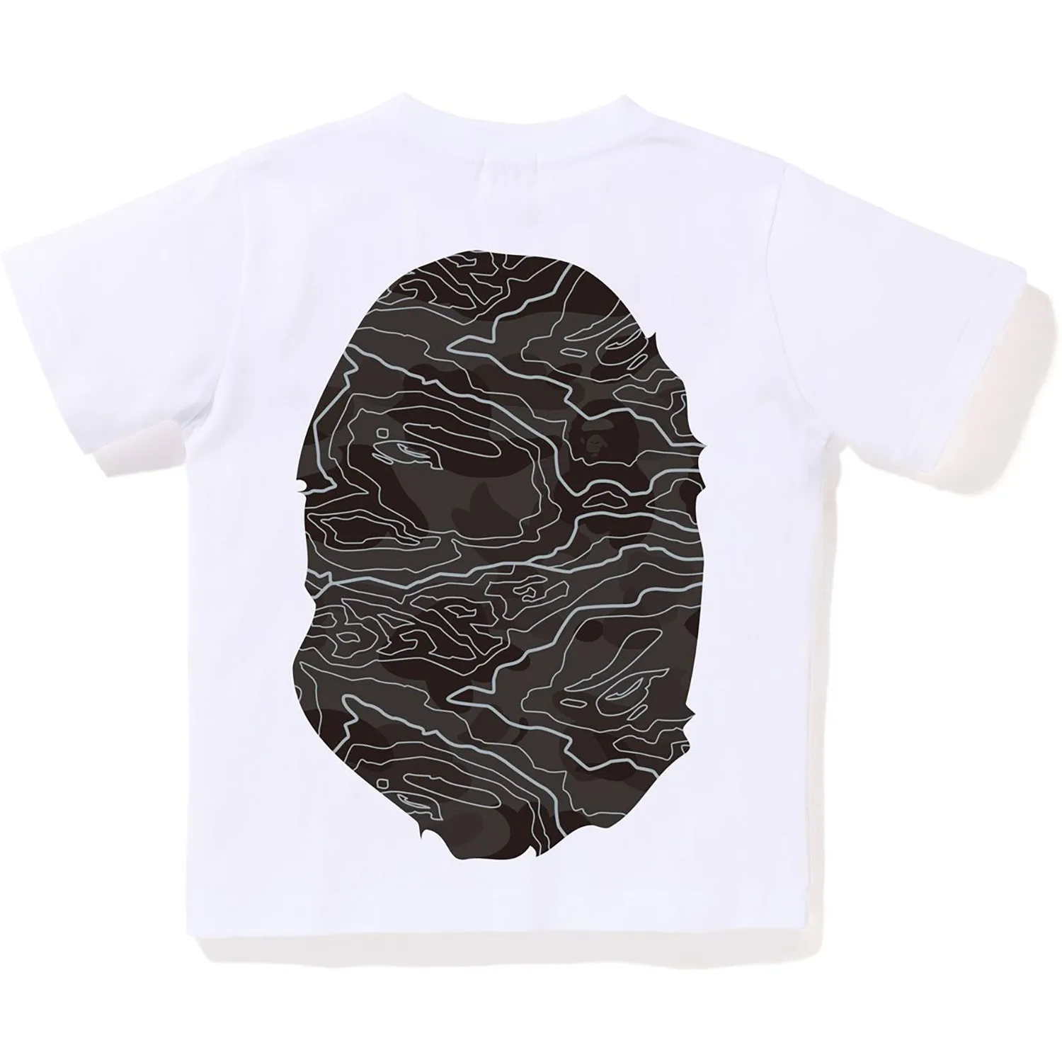 Kids Layered Line Camo Big Ape Head Tee