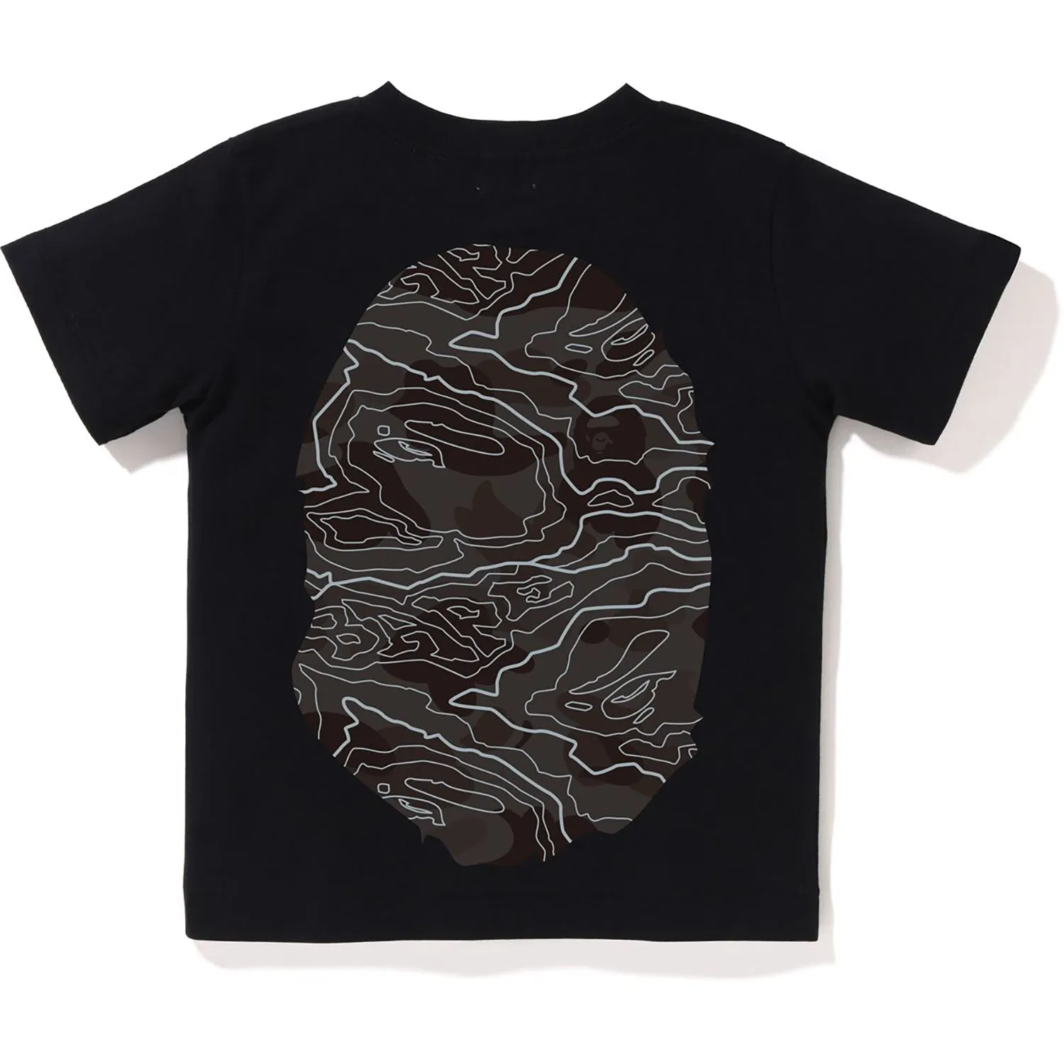 Kids Layered Line Camo Big Ape Head Tee