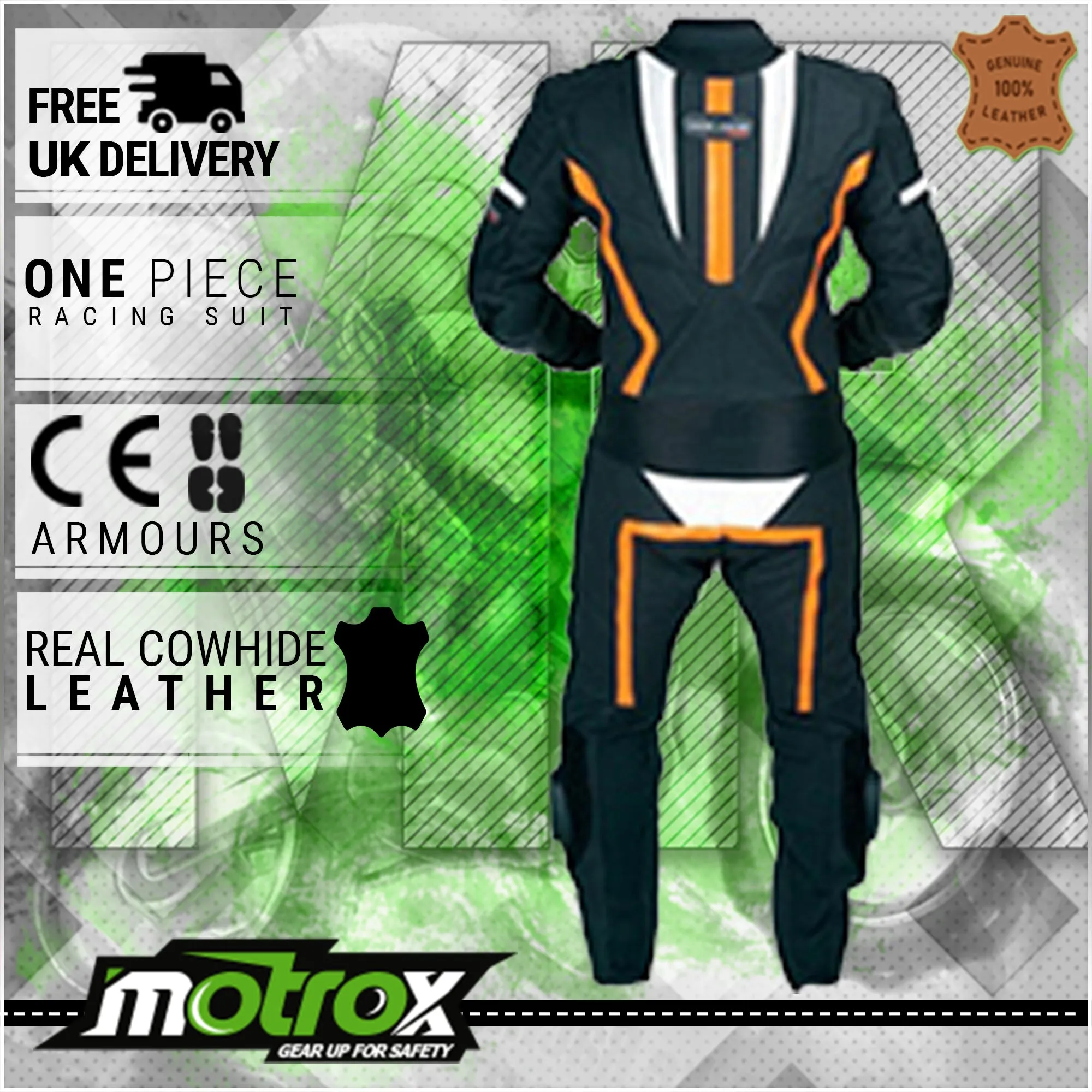 Leather Racing Suit Energetic 2.0 For Men & Kids