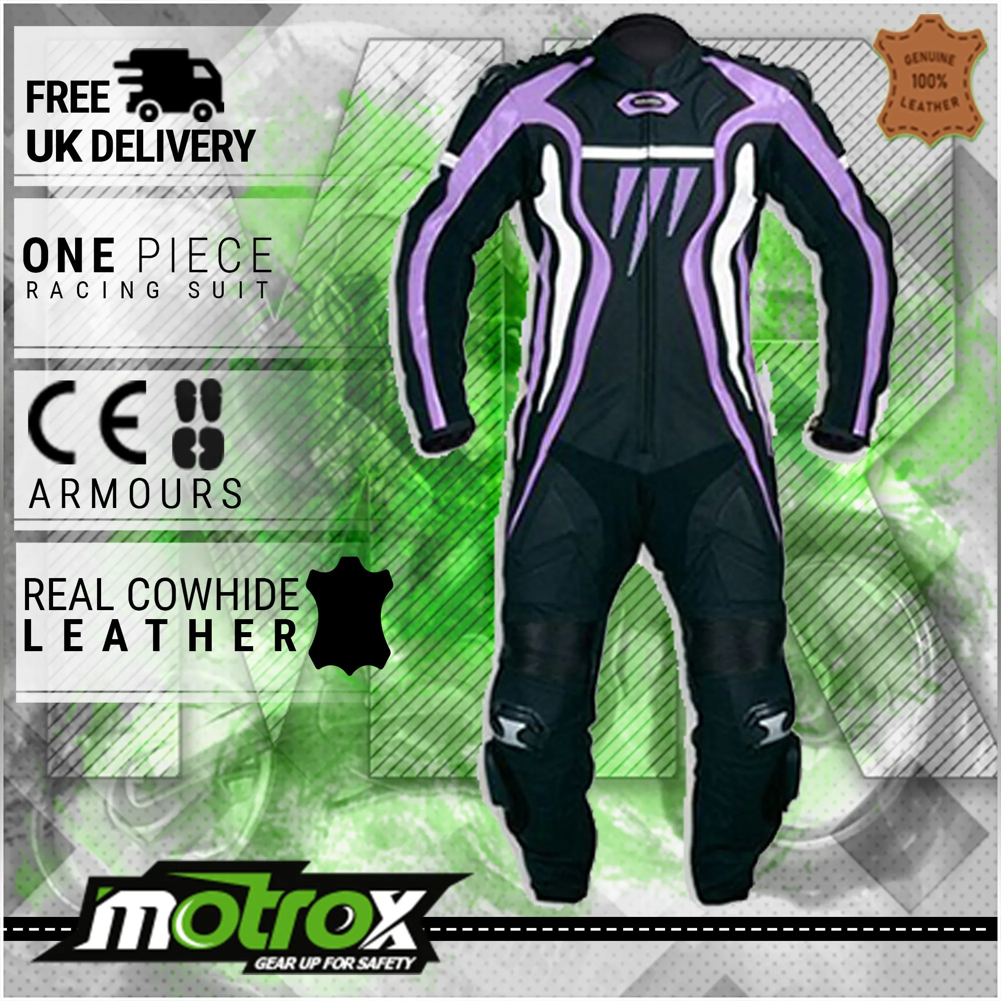 Leather Racing Suit Energetic 2.0 For Men & Kids