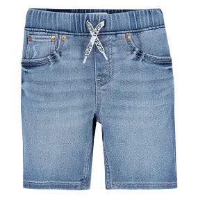 Levi's® Kids Elastic Waistband Pull-On Shorts (Little Kids)