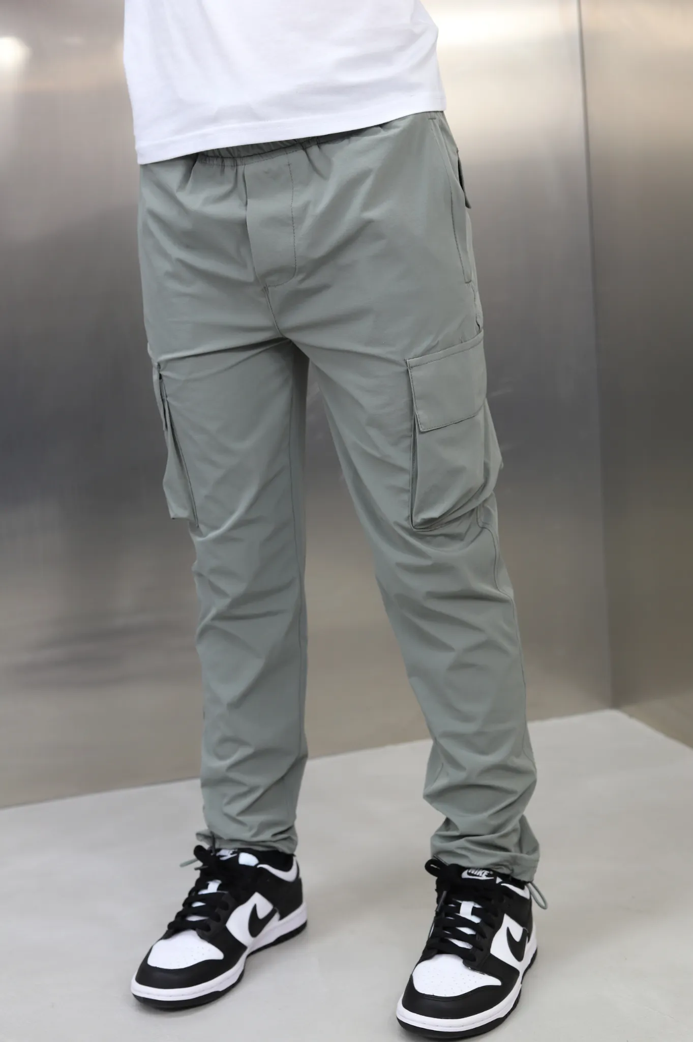 Light Grey LIGHTWEIGHT Cargo Pant for Kids by Capo