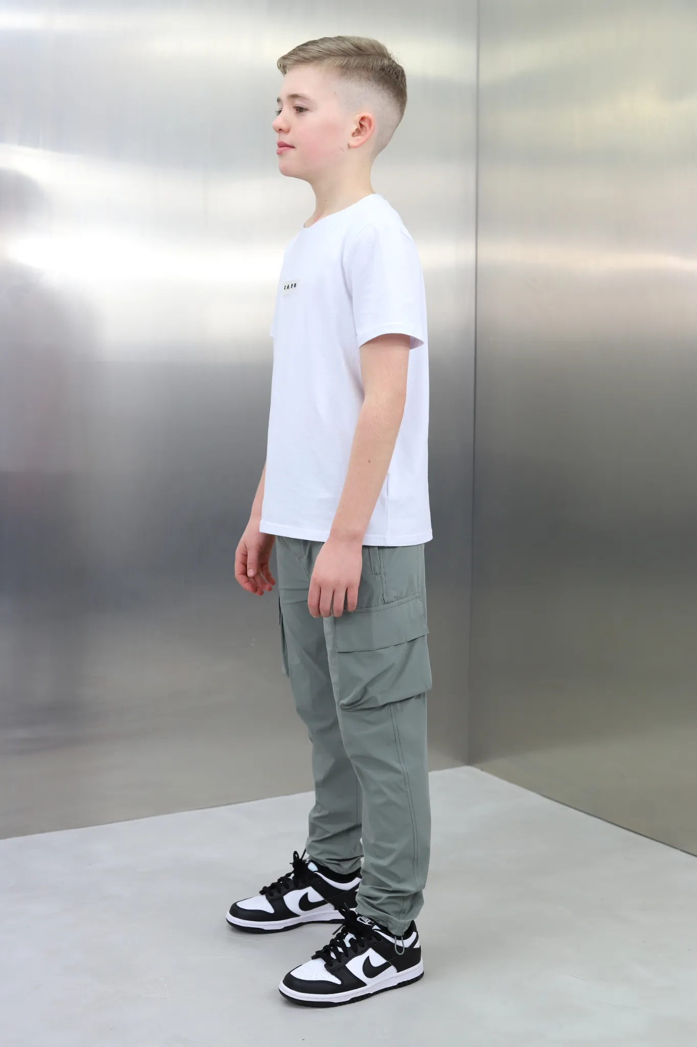 Light Grey LIGHTWEIGHT Cargo Pant for Kids by Capo