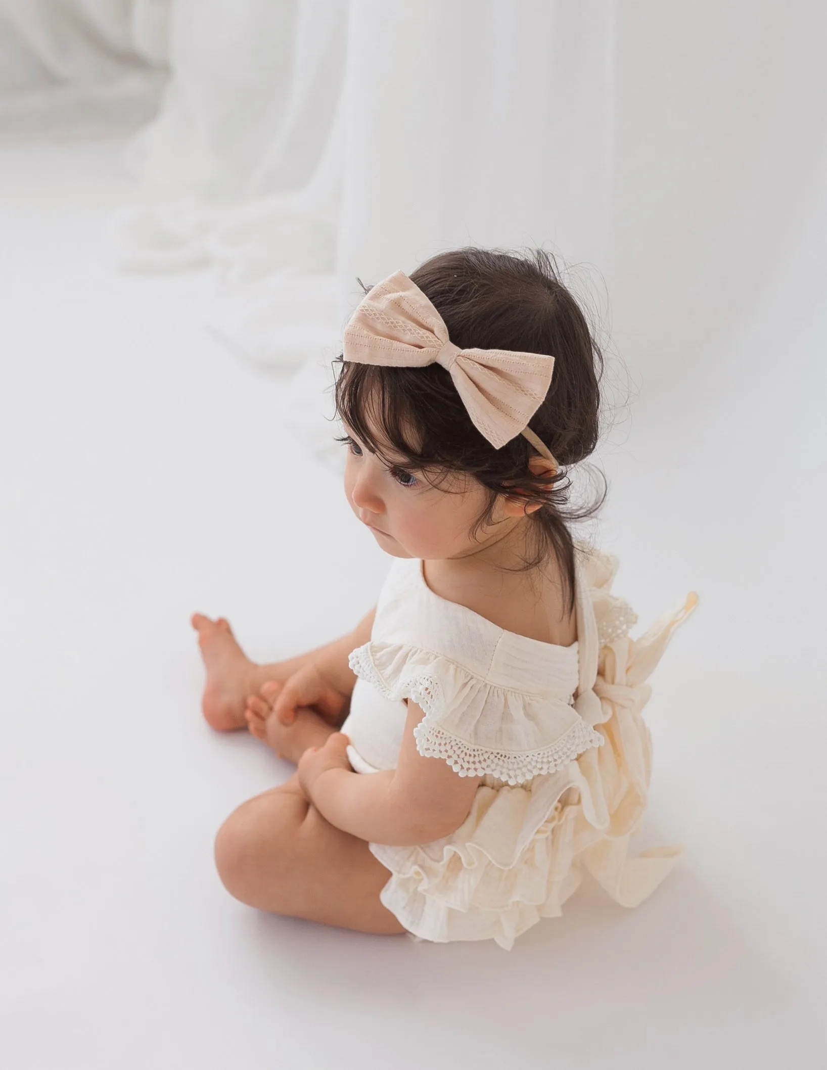 Cream Liliana Muslin Playsuit