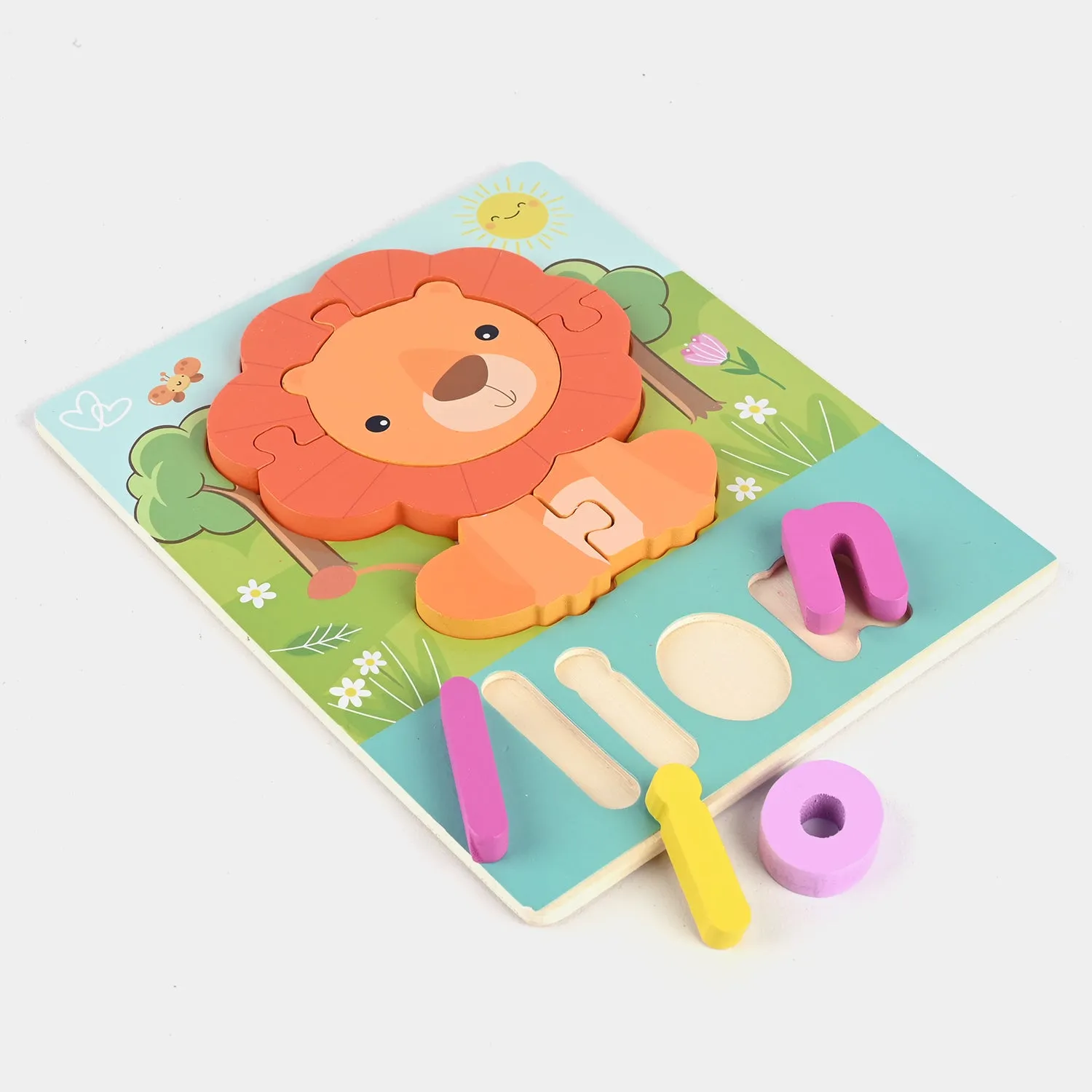 Wooden Lion Puzzle