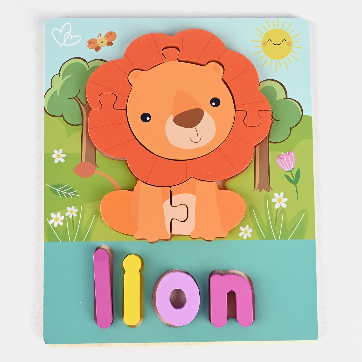 Wooden Lion Puzzle