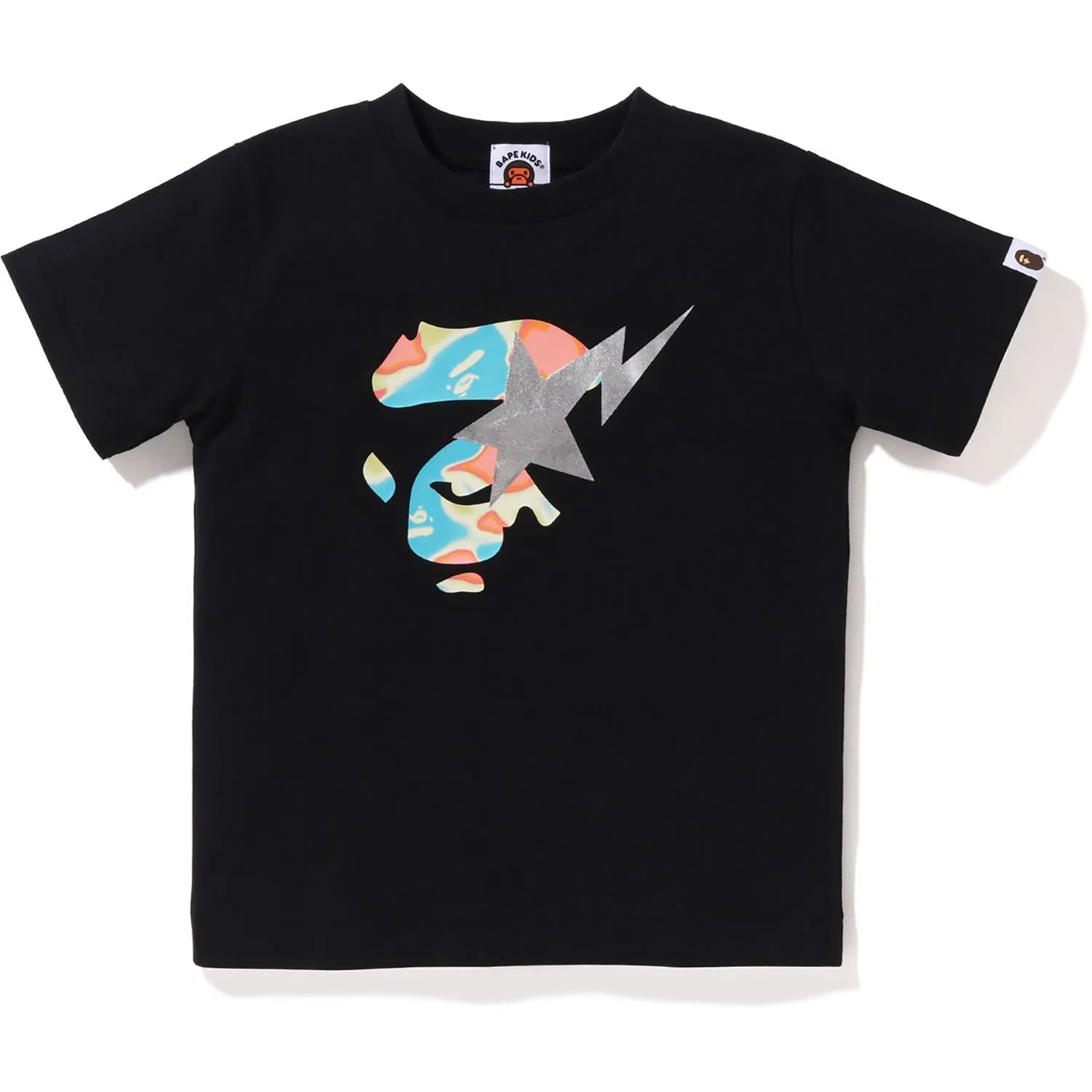 Kids Liquid Camo Ape Face Sta Tee