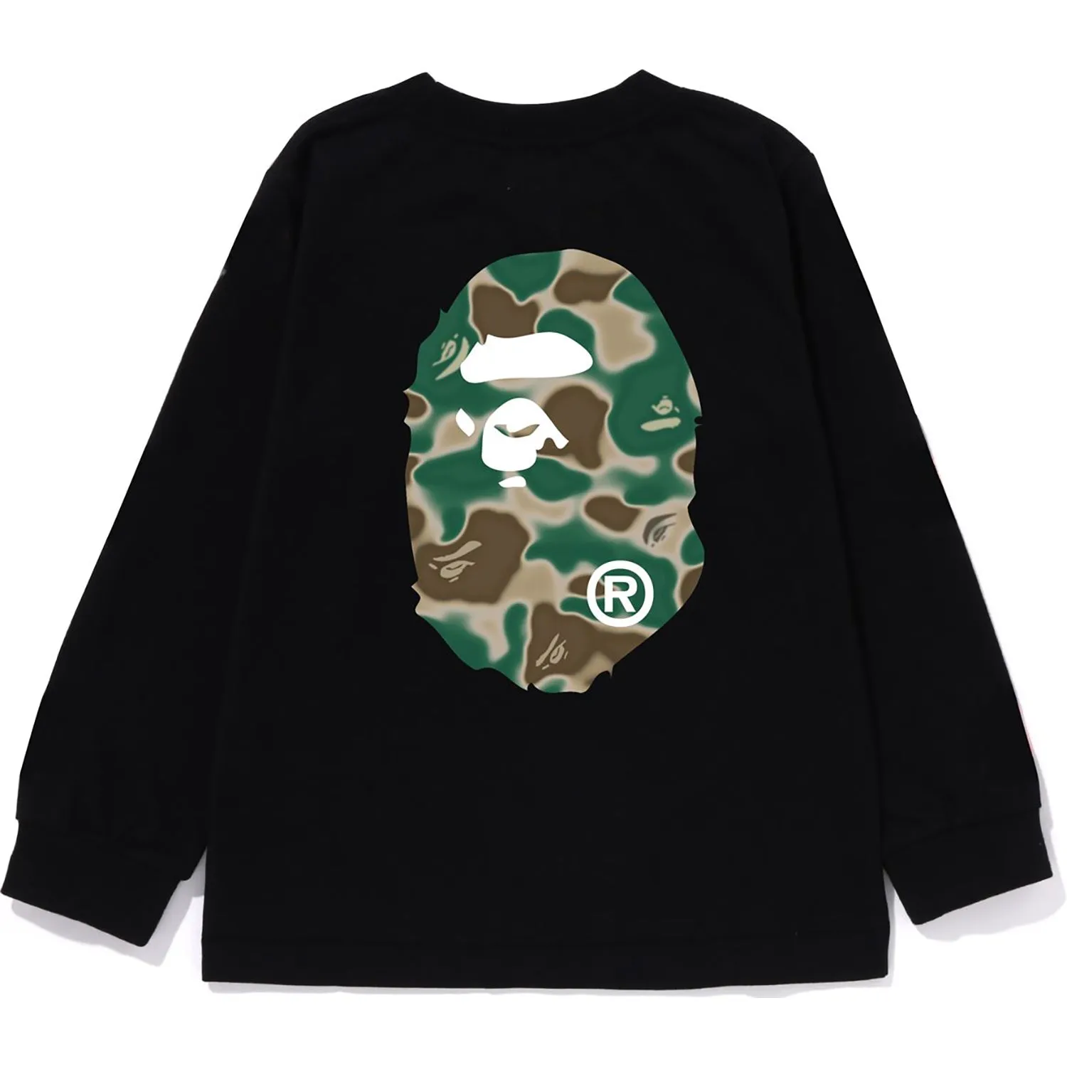 LIQUID CAMO APE HEAD L/S TEE