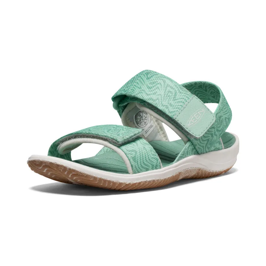 Elle Backstrap for Little Kids in Lichen/Star White