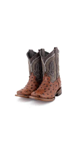 Little Ranch Ostrich Kids Boot