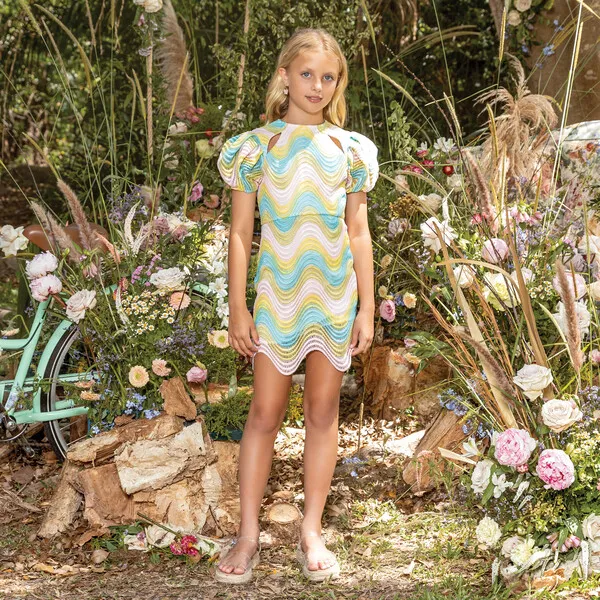 Marlo Kids Leonora Dress, Multi