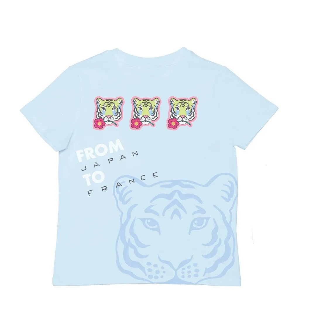 Logo T-Shirt Aqua Blue