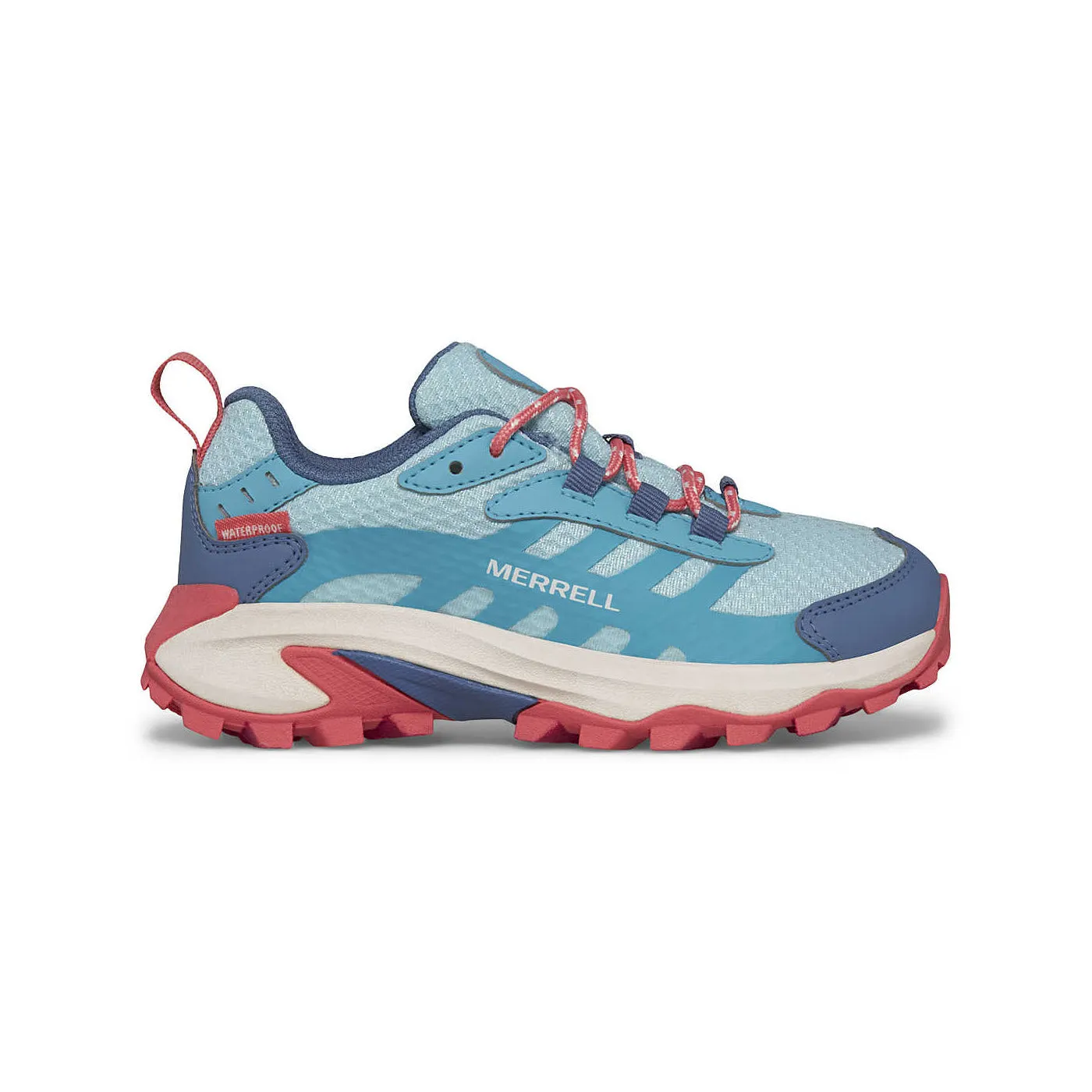 MERRELL MOAB SPEED 2 LOW WTRPF TURQUOISE/CORAL - KIDS