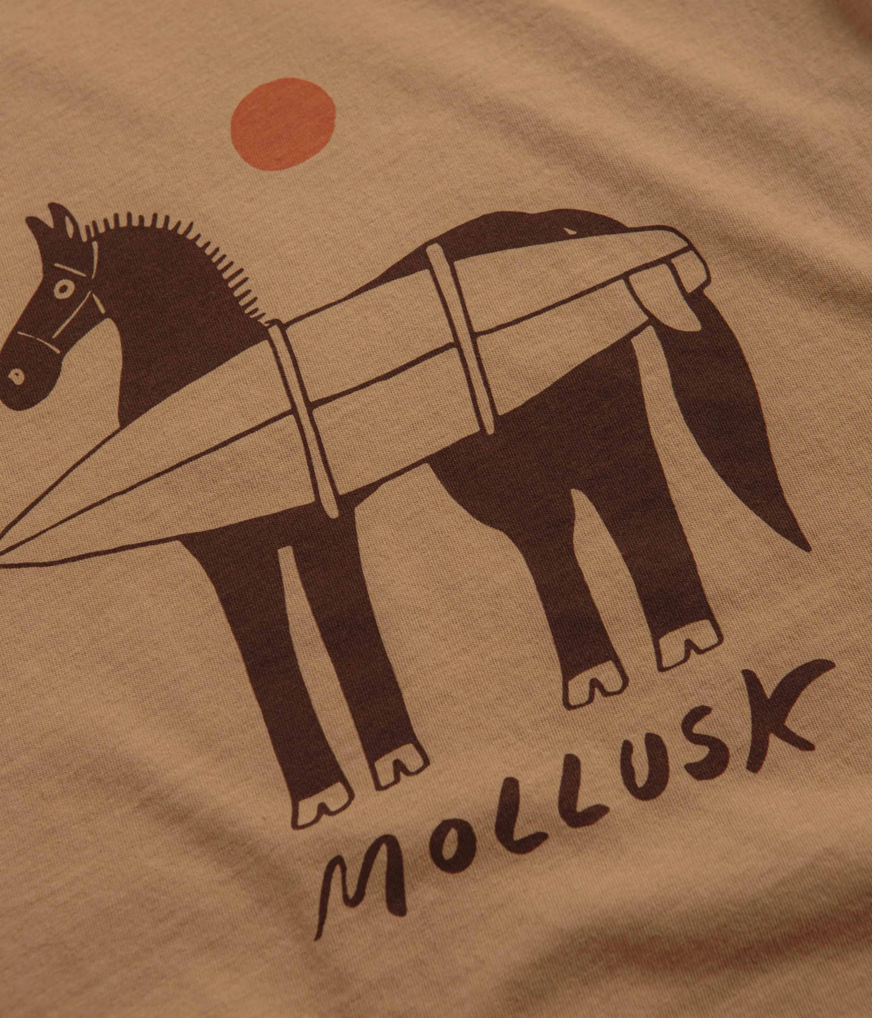 Tan Earth Kids Grazer T-shirt by Mollusk