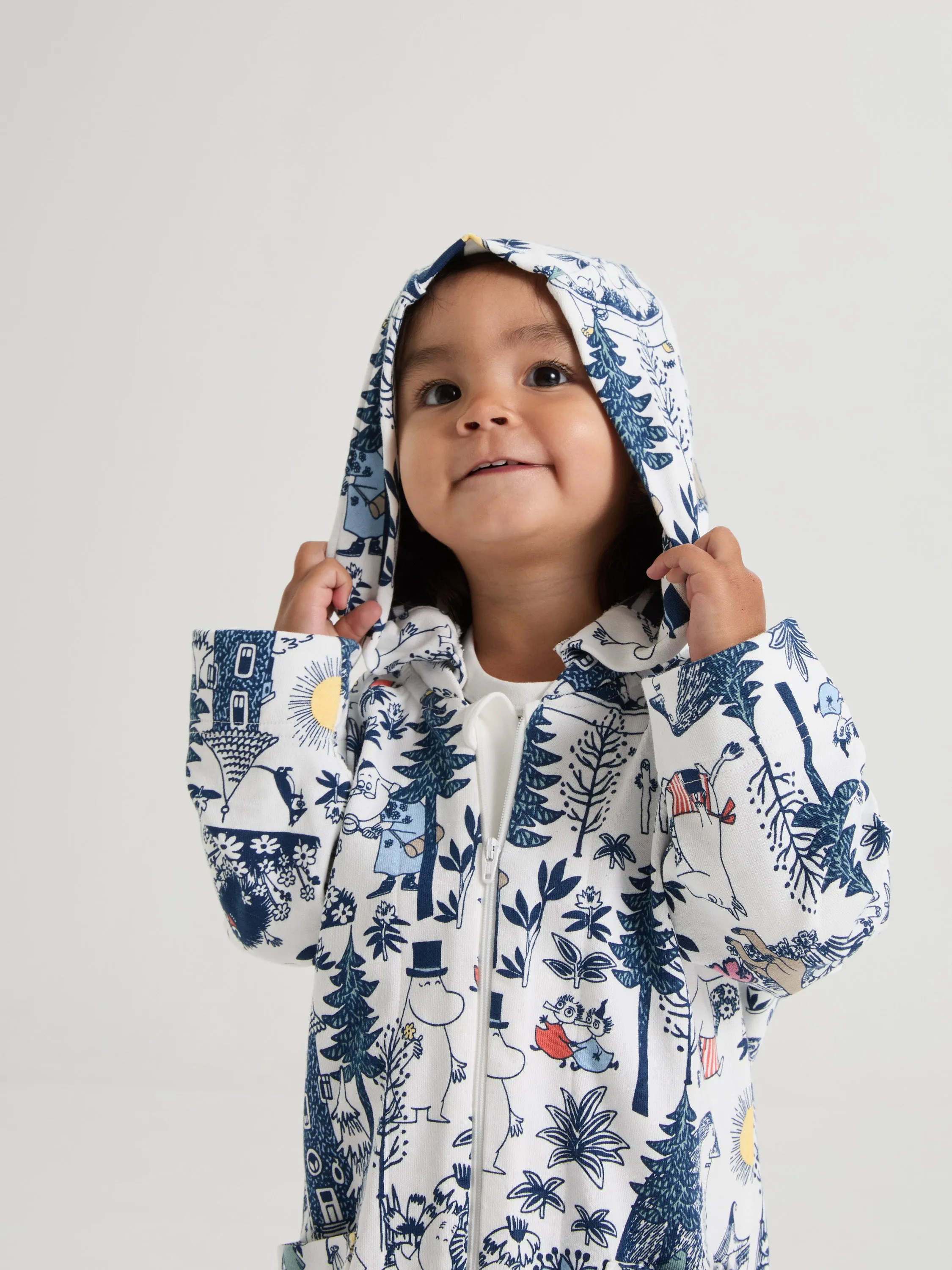 Moomin Print Kids Dressing Gown