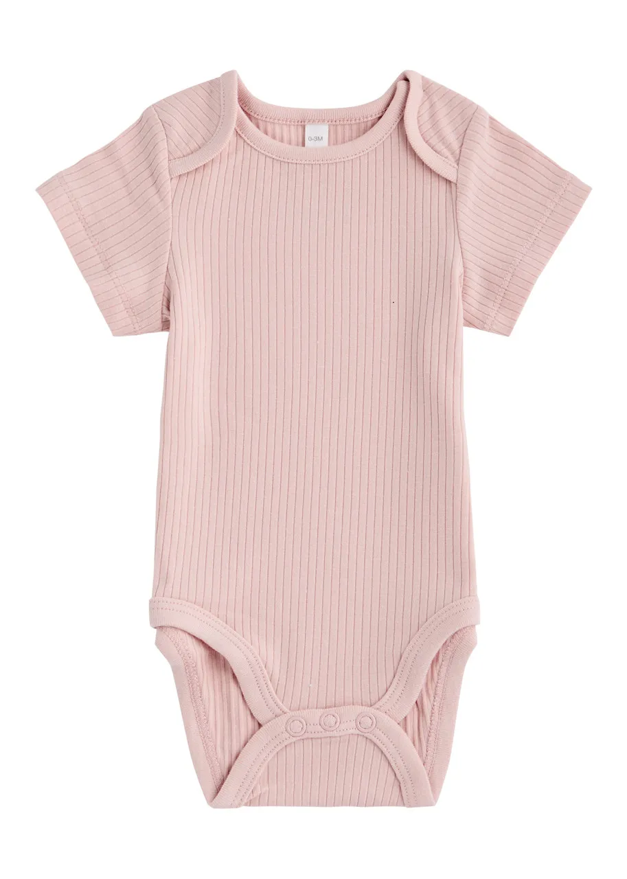 MORI KIDS Ribbed jersey babygrow  -                         -                     -                