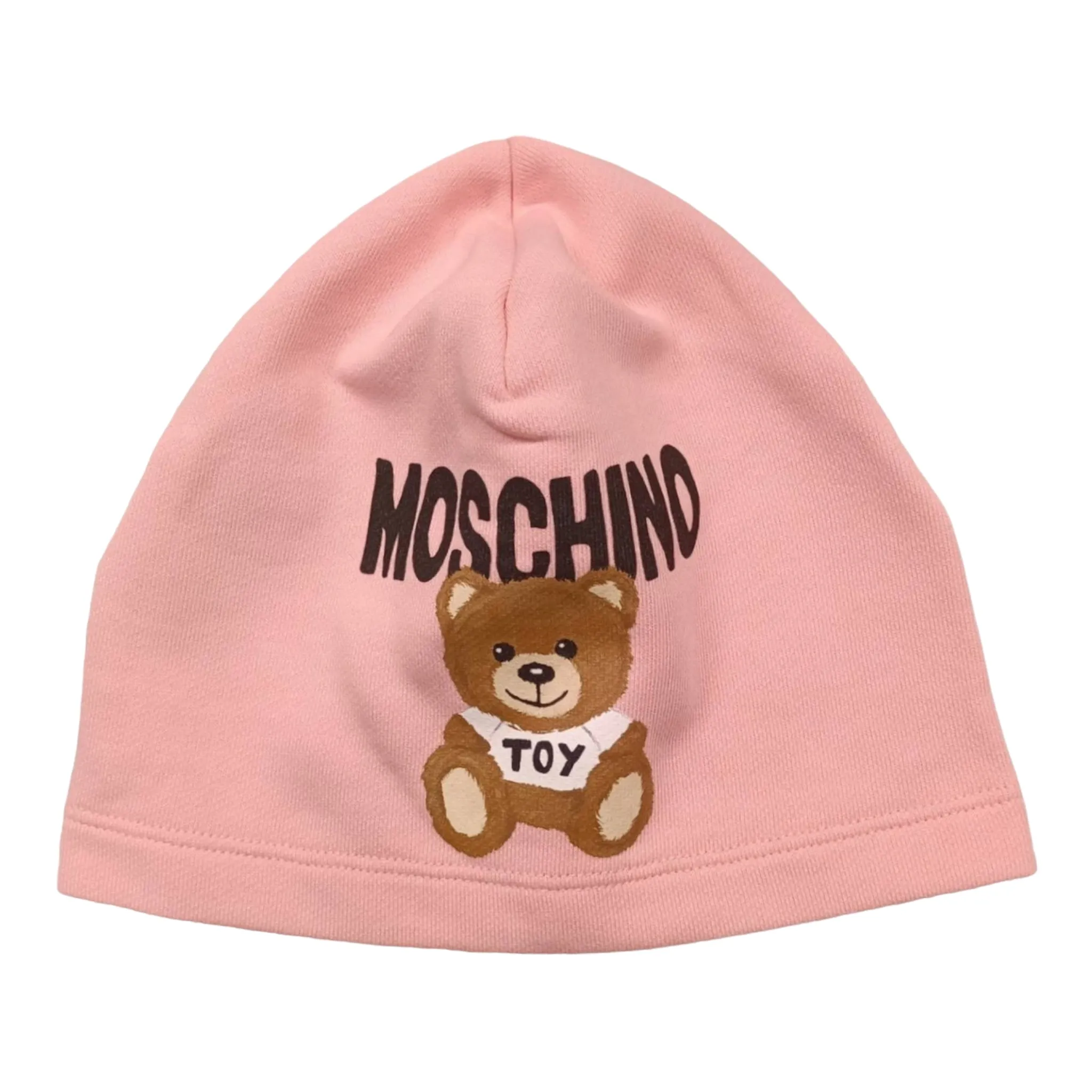 Moschino Kids Fuzzy Bear Knit Beanie