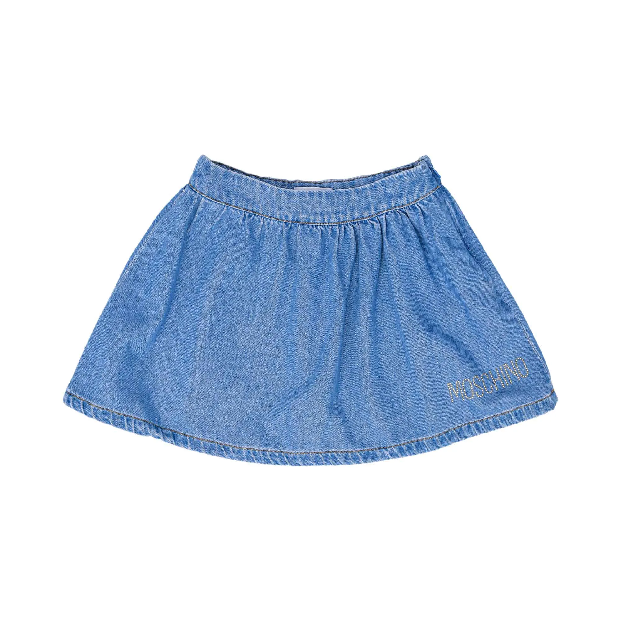 Moschino Kids Girl's Denim Skirt