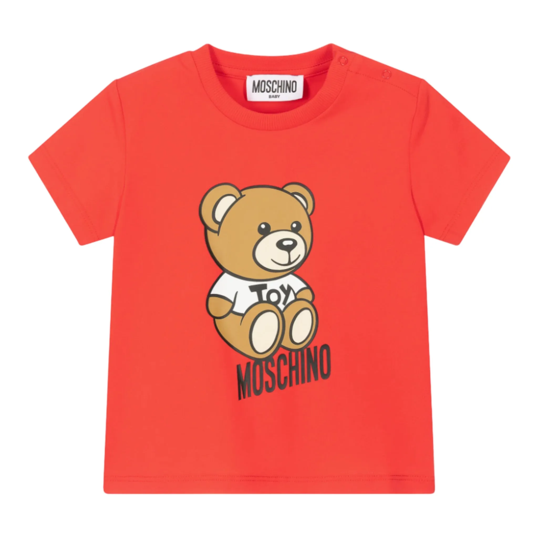 Moschino Kids Toddler's Bear Toy Logo T-Shirt