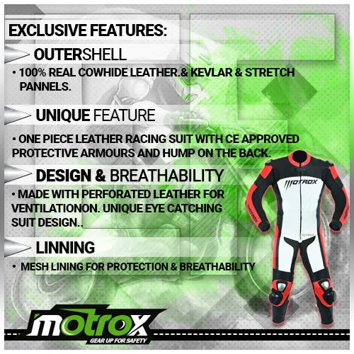 Motorcycle Leather Suit Prestige Kids Wear (MX77)