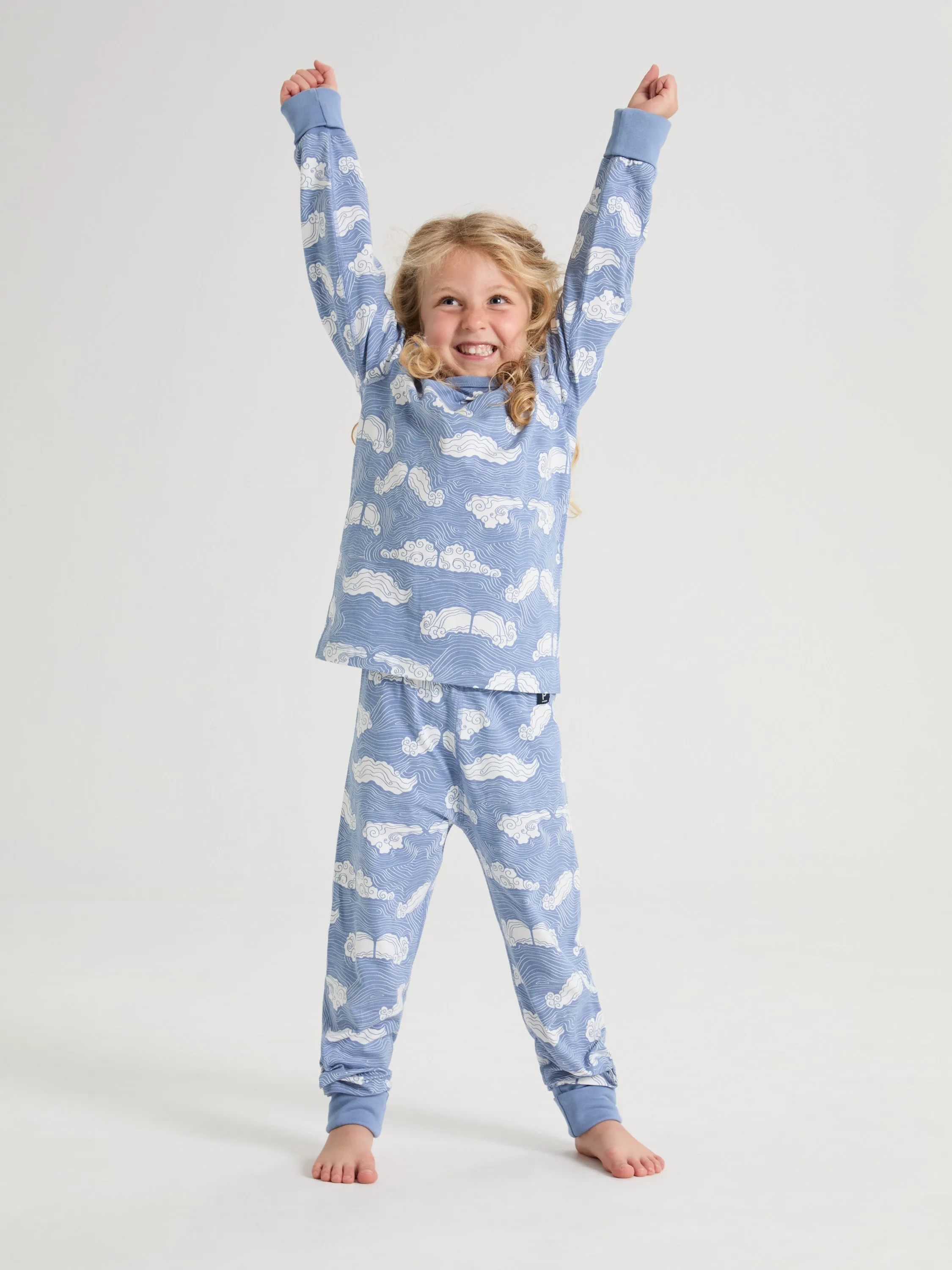 Moustache Print Kids Pyjamas