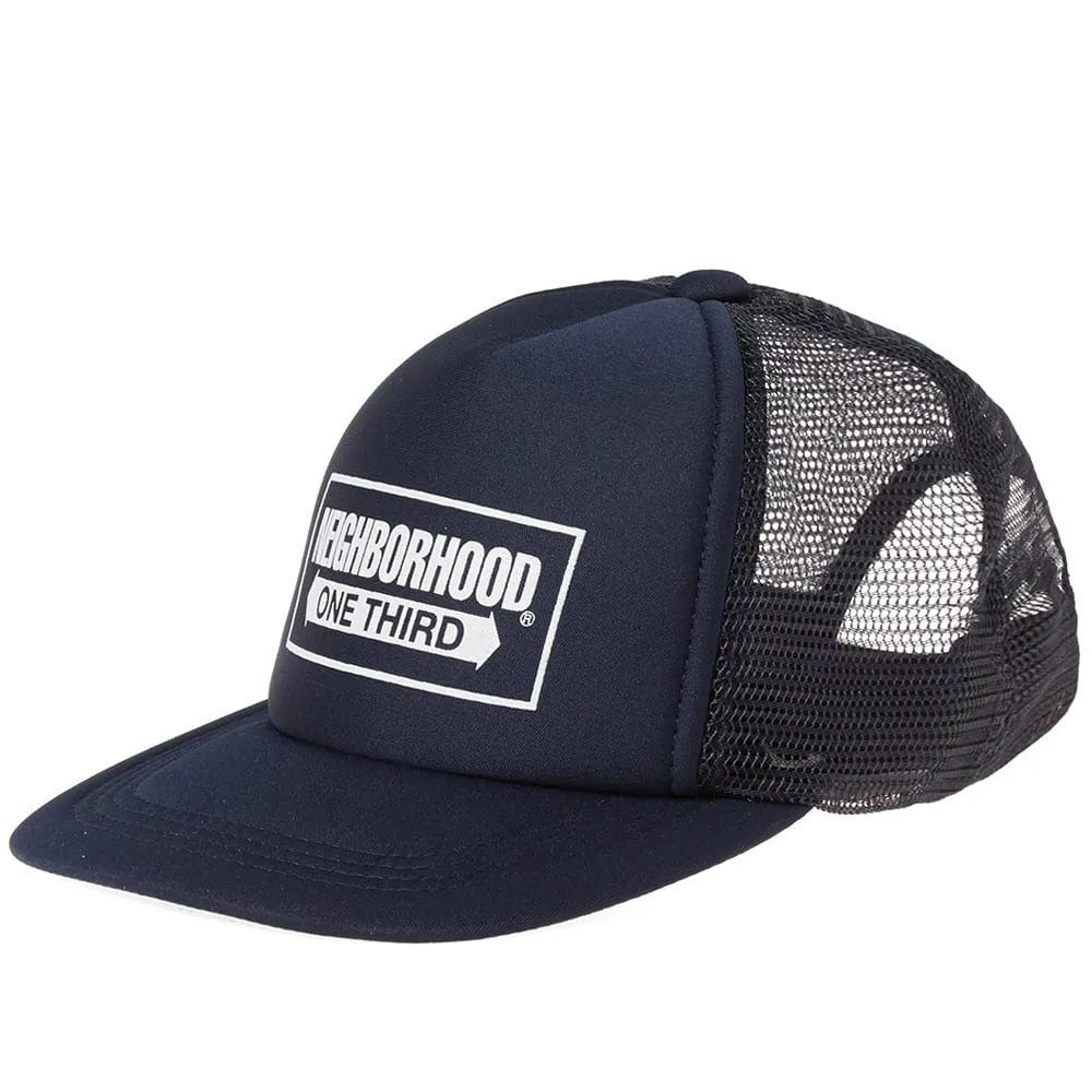 Navy One Third Box Cap for Neighborhood Kids