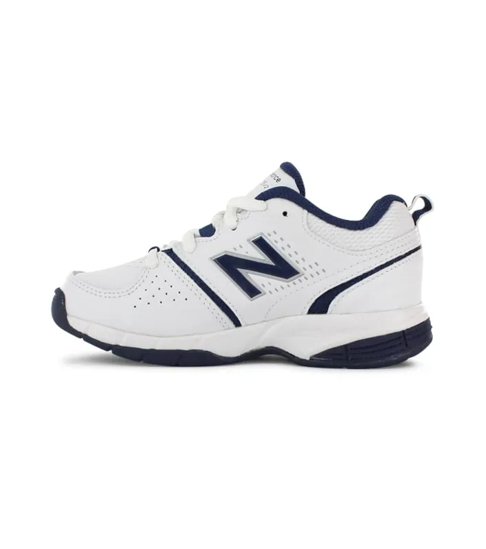 Kids' New Balance 625 Wide Shoes in White and Navy