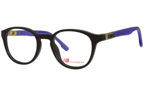 New Balance Kids NBK5047 Eyeglasses Youth Boys Full Rim Oval Optical Frame