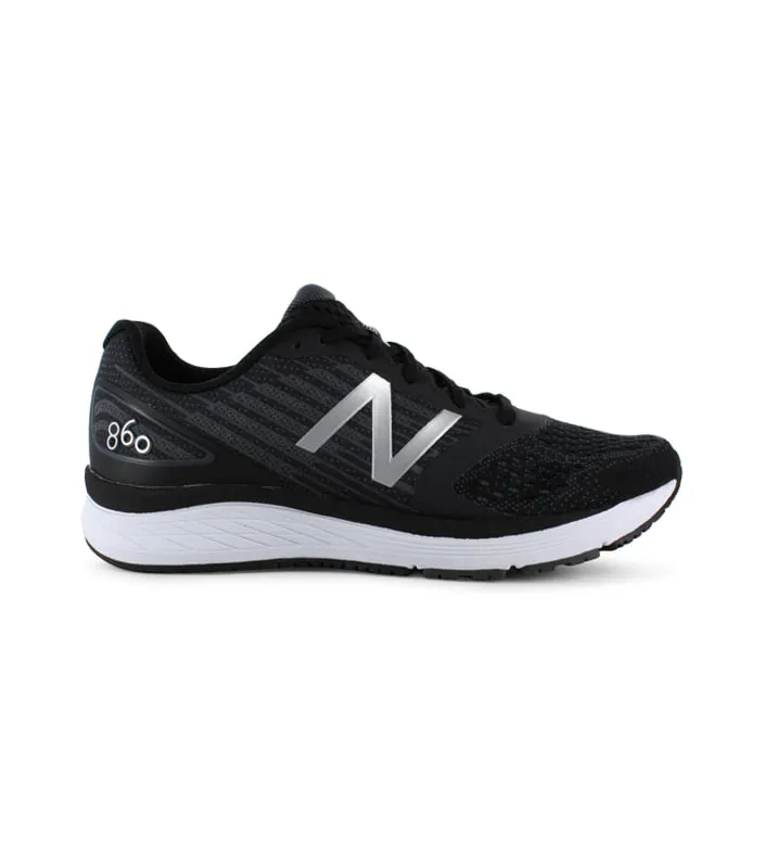 New Balance kids black & blue wide shoes