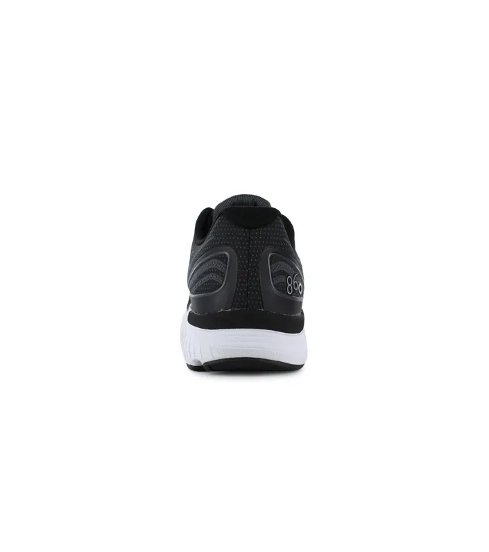 New Balance kids black & blue wide shoes