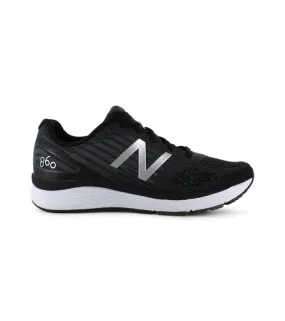 New Balance kids black & blue wide shoes