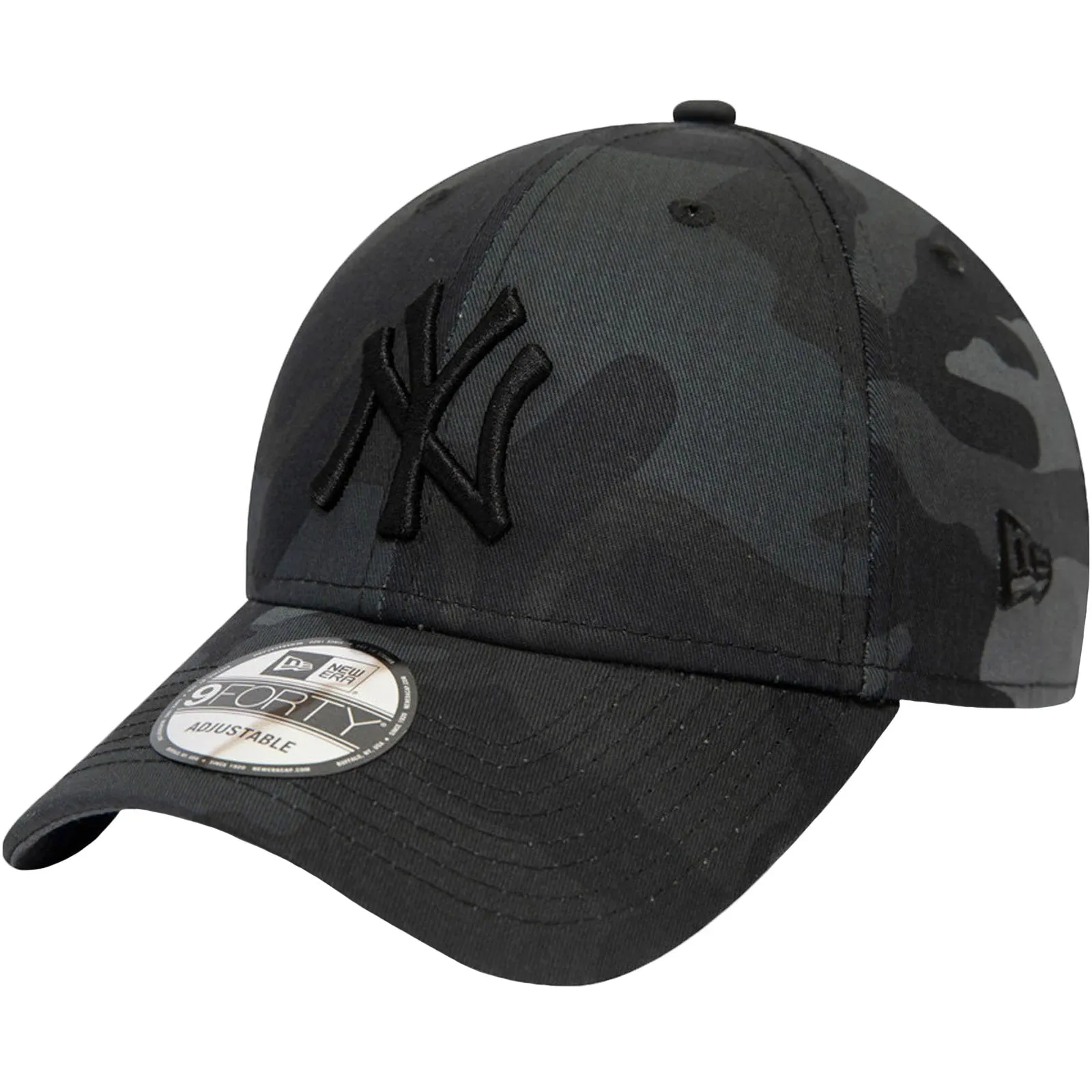 New Era Kids New York Yankees Adjustable 9Forty Cap - Grey Camo - 4-6 Yrs