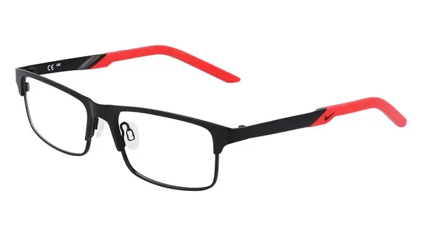 Nike 5592 001 Eyeglasses Youth Kids Satin Black/Wolf Grey Full Rim 50-15-135