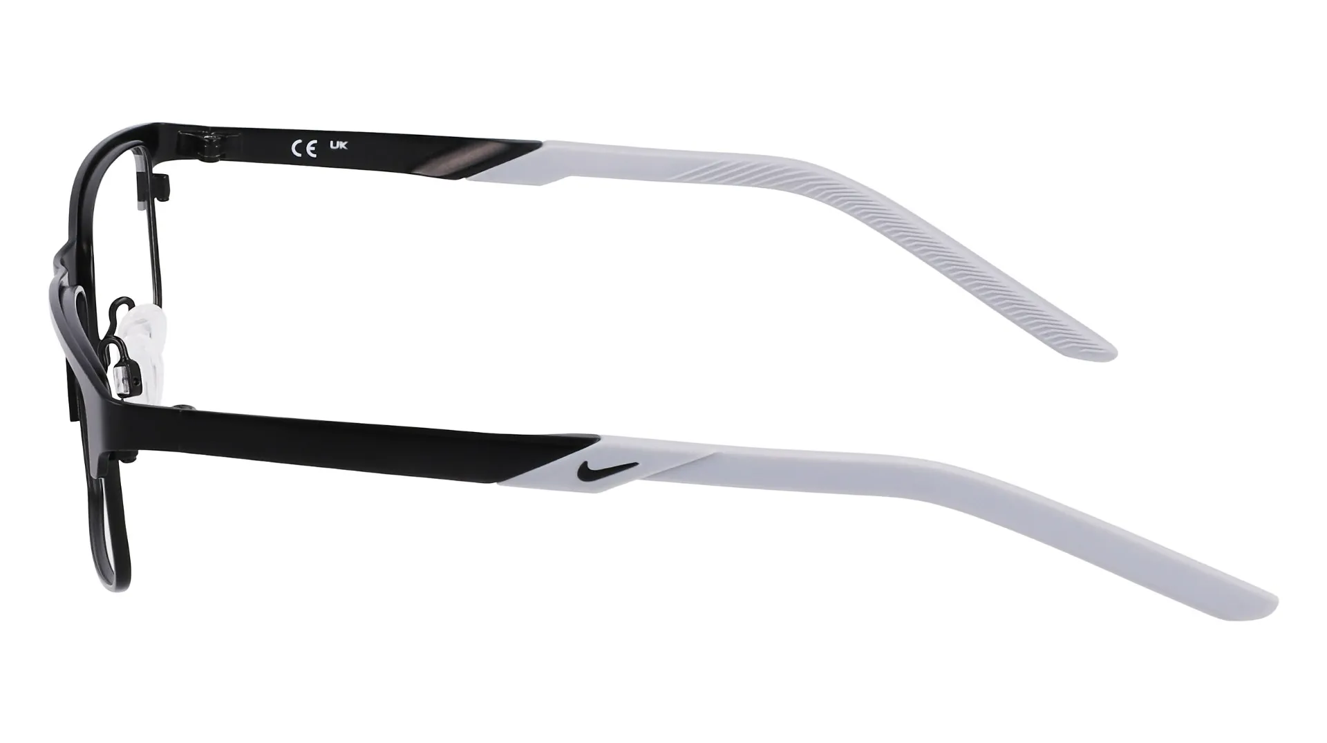 Nike 5592 001 Eyeglasses Youth Kids Satin Black/Wolf Grey Full Rim 50-15-135