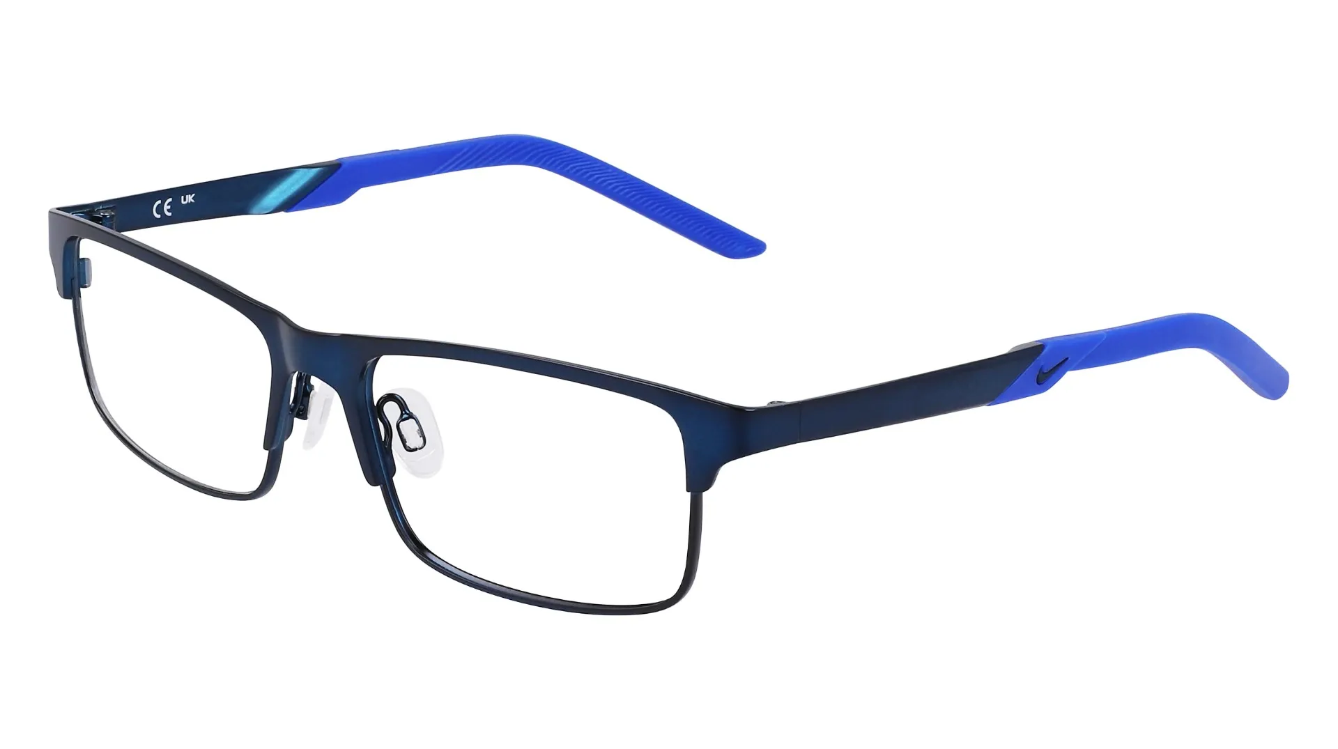 Nike 5592 410 Eyeglasses Youth Kids Satin Navy/Racer Blue Full Rim 50-15-135