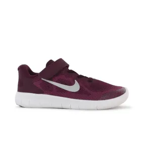 Nike Kids Bordeaux Free RN 2 PS Sneakers