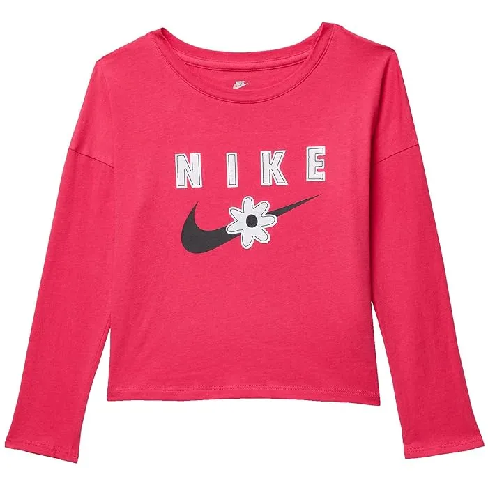 Nike Kids Sport Daisy Long Sleeve T-Shirt (Toddler/Little Kids)