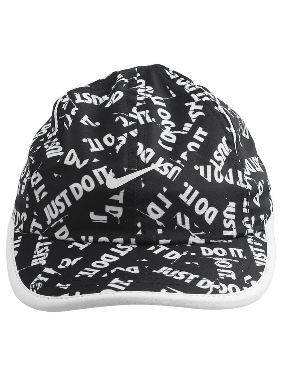 Nike Little Kids Boy's-Girl's Aerobill Baseball Cap Strapback Black/White Sz 4/7