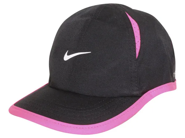 Nike Little Kids Boy's-Girl's Featherlight Baseball Cap Strapback Red Sz: 4/7