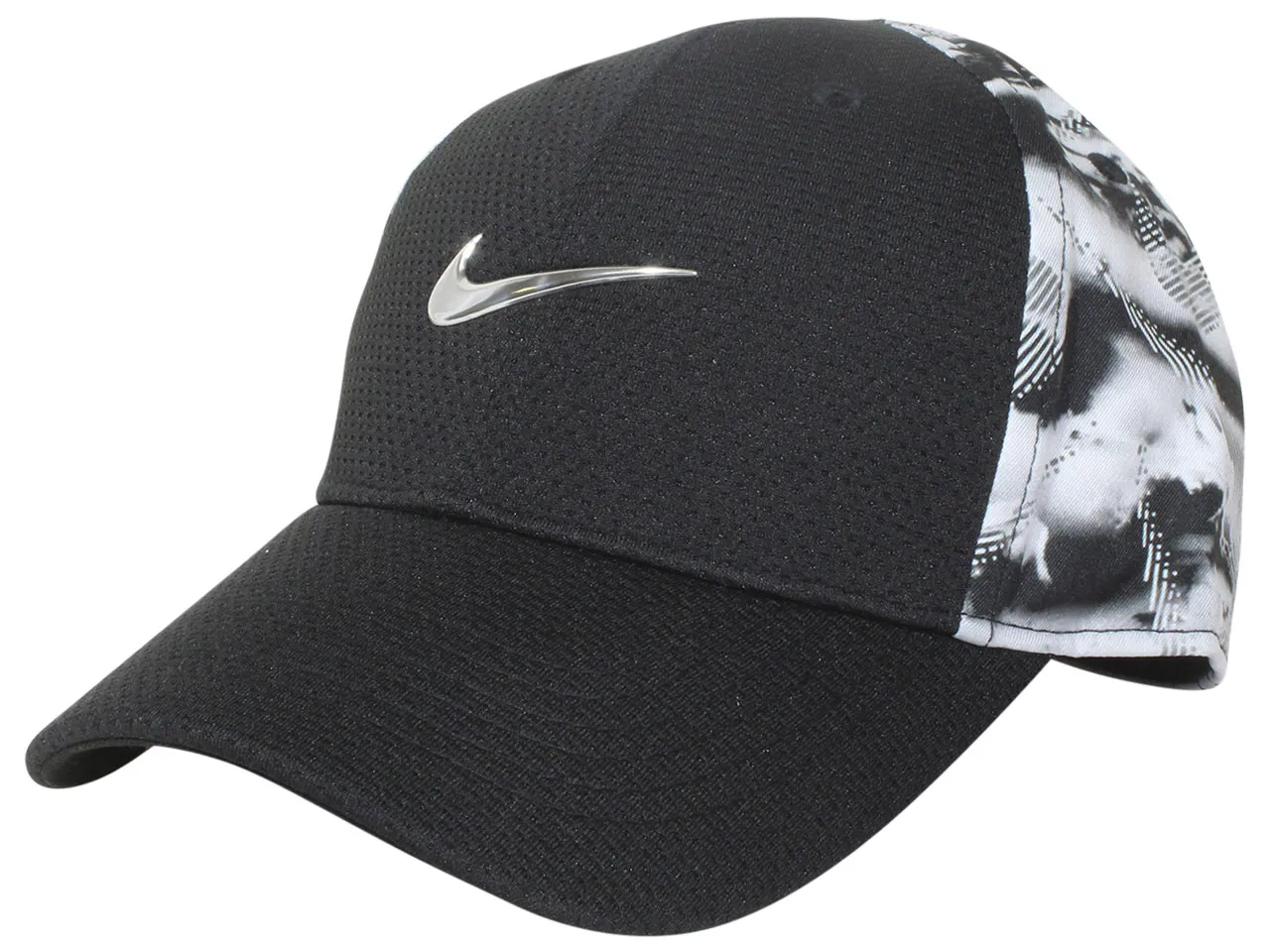 Nike Little Kids Boy's-Girl's Sport Essentials Baseball Cap Snapback Blk/Wht 4/7