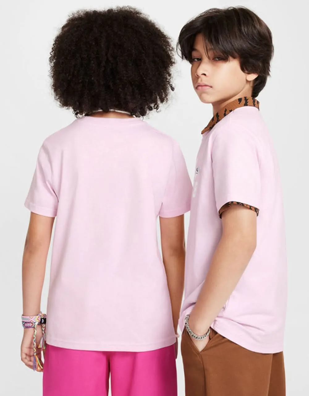 Nike SB NSW Logo Kids T-Shirt - Pink Foam