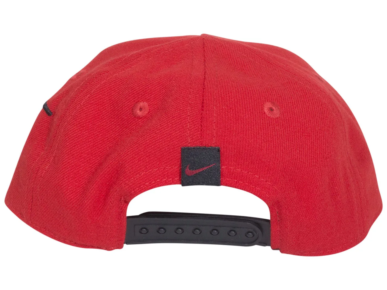 Nike Toddler Kids Boy's Swoosh Baseball Cap Hat Flat Brim Snapback Red Sz: 2/4T