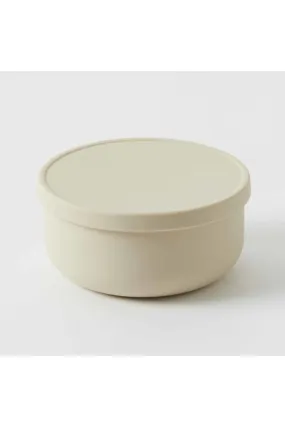 Scandinavian Silicone Bowl Set - Almond