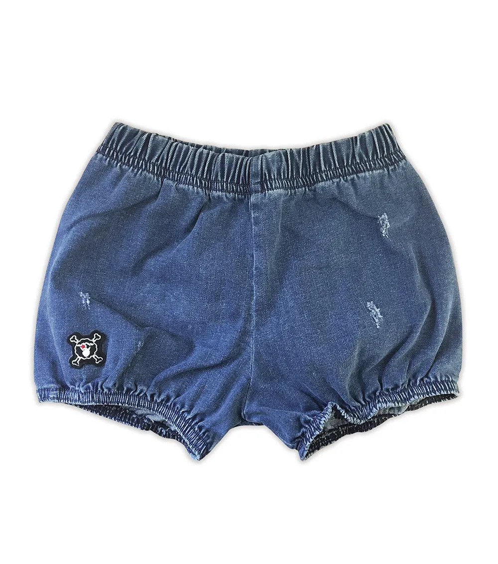 Nununu Kids Denim Yoga Shorts