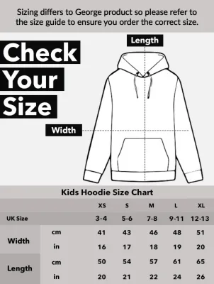 NW2 Alice In Wonderland Garden Graphic Kids White Hoodie | Kids | George at ASDA