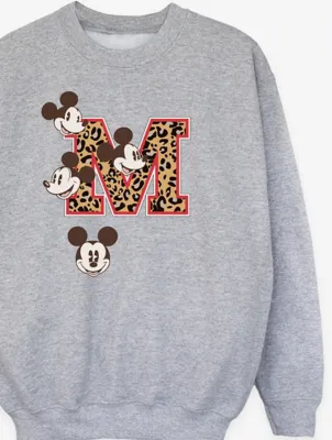 NW2 Disney Mickey Mouse M Logo Kids Grey Sweatshirt | Kids | George at ASDA