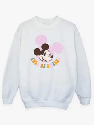 NW2 Disney Mickey Mouse Slogan Kids White Sweatshirt | Kids | George at ASDA